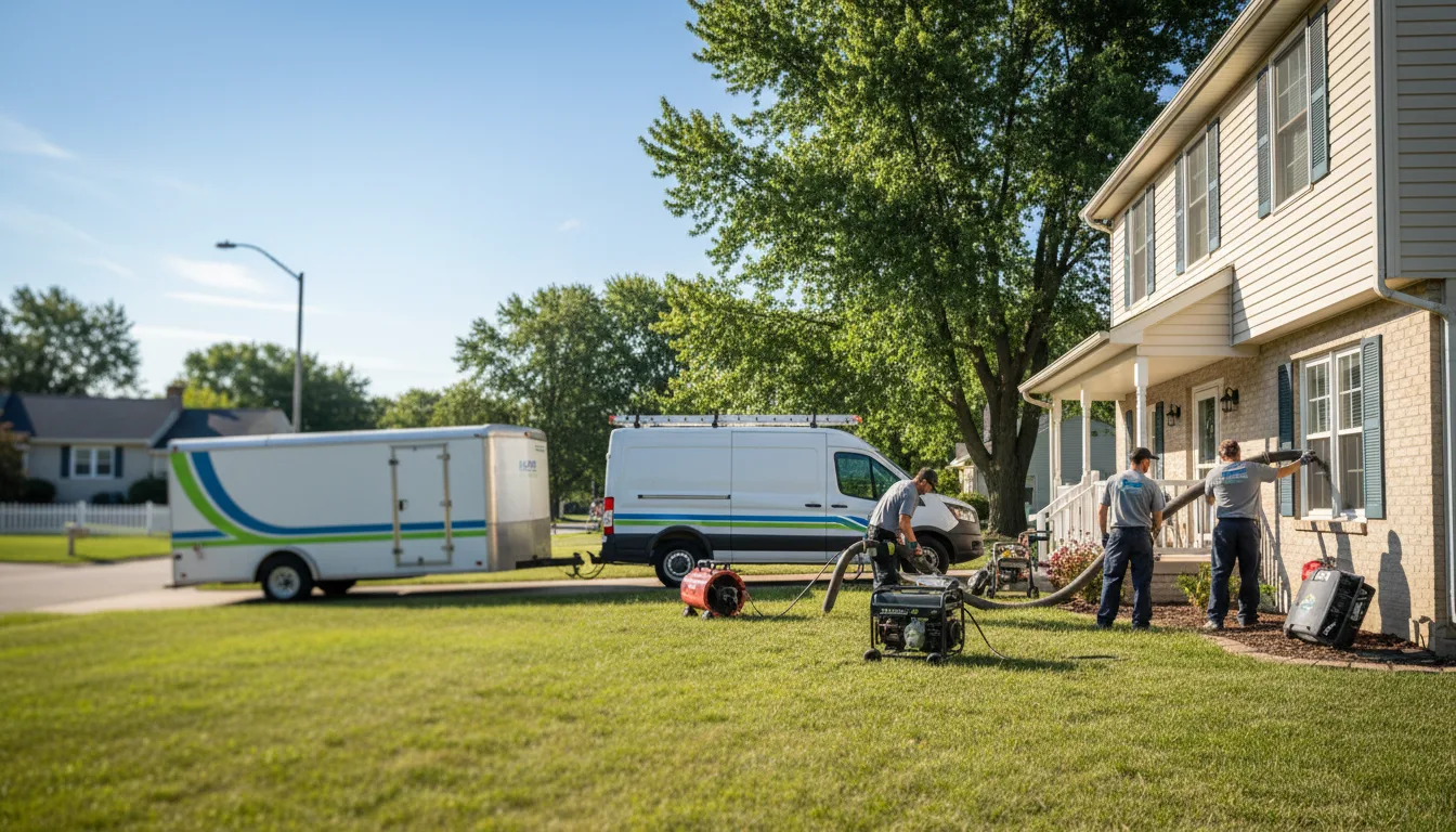 Flooded Basement Restoration And Cleanup With Repair in Ames, NE near me